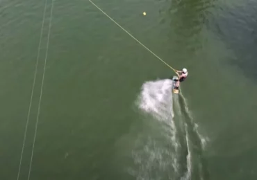 dron-video-wakeboard